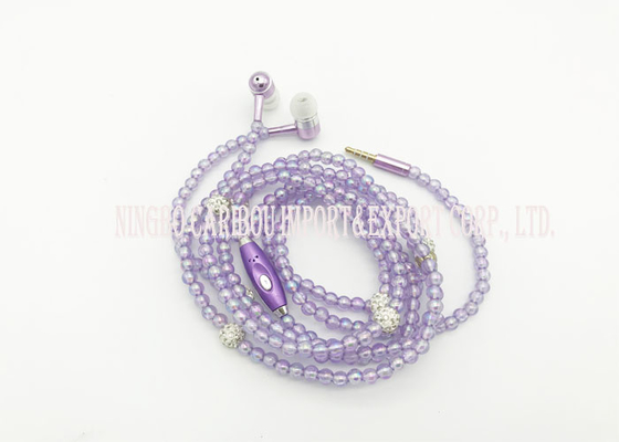 Purple 3.5 Mm In Ear / Mobile Earphone Plastic Material Soft Silicone Ear Cushion