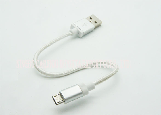 Mini 8 Pin Iphone Data Cable Customized Color 1M Length With Nylon Braided