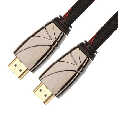 1 Year Warranty High Speed HDMI Round Cable 1 M Length With 3D 4K 1.4V 2.0V