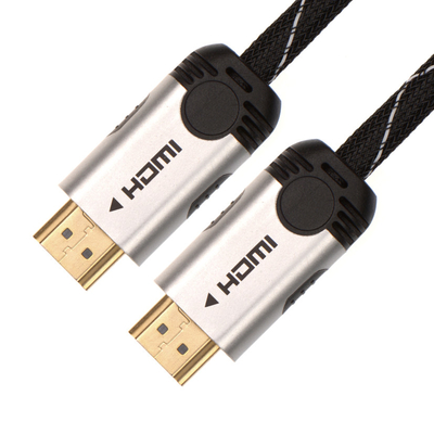 Zinc Alloy Braided High Speed Hdmi Cable 2.0 A Male To A Male Flat Cable