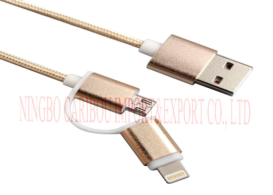 Portable Universal 2 In 1 Charging Cable Compatible For Android Smartphone